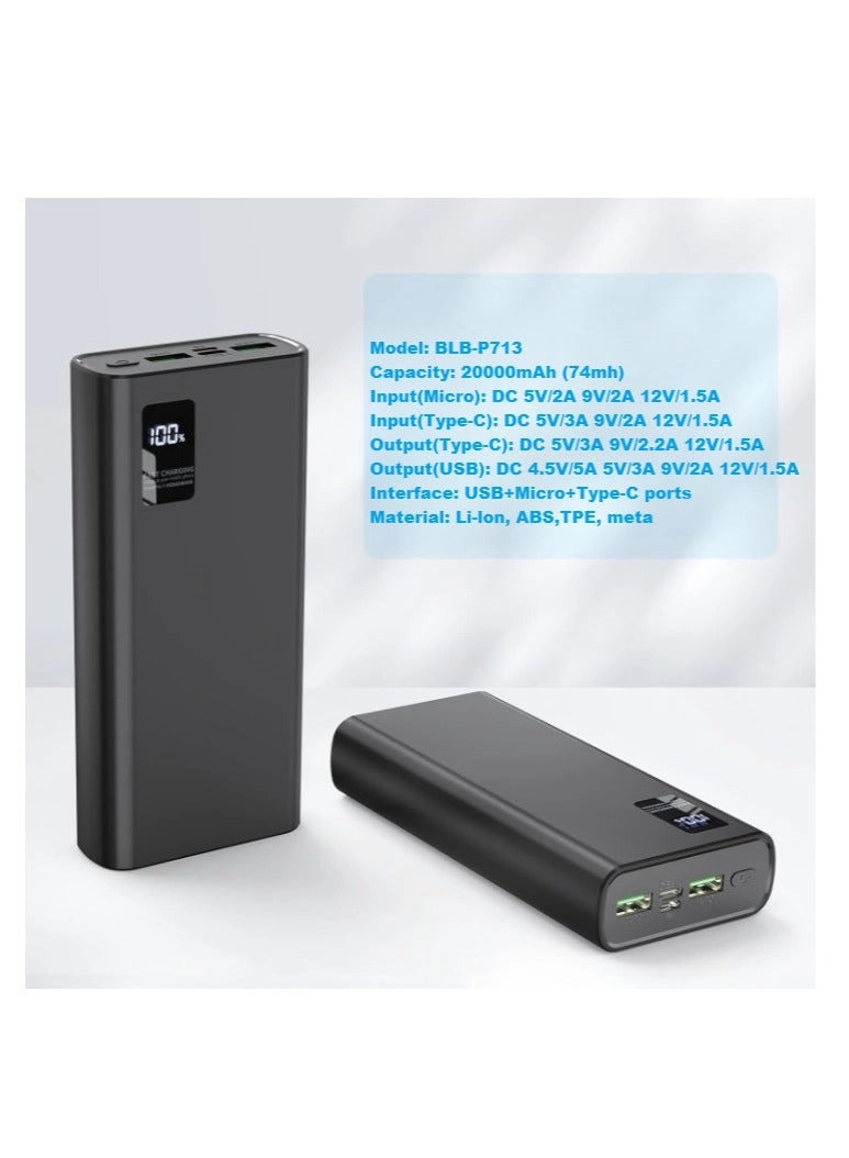 BLB-P713 - 20000mAh Fast-Charging