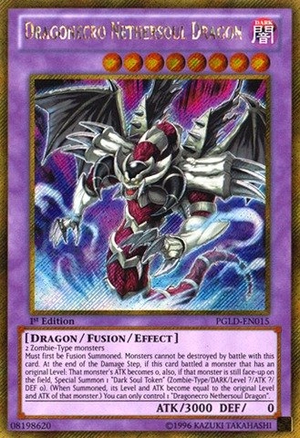 Yu-Gi-Oh! Premium Gold Dragonecro Nethersoul Dragon PGLD-EN015