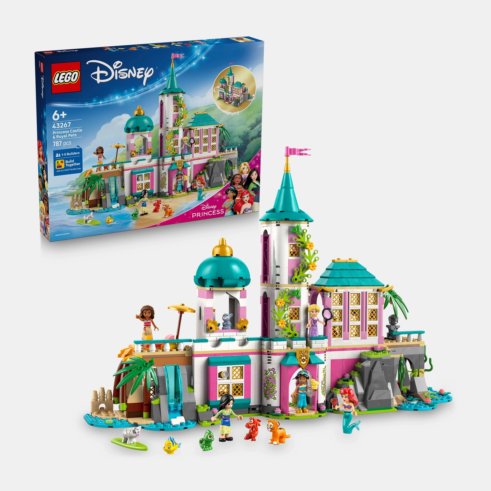 LEGO Disney Princess Castle & Royal Pets - 787 pcs