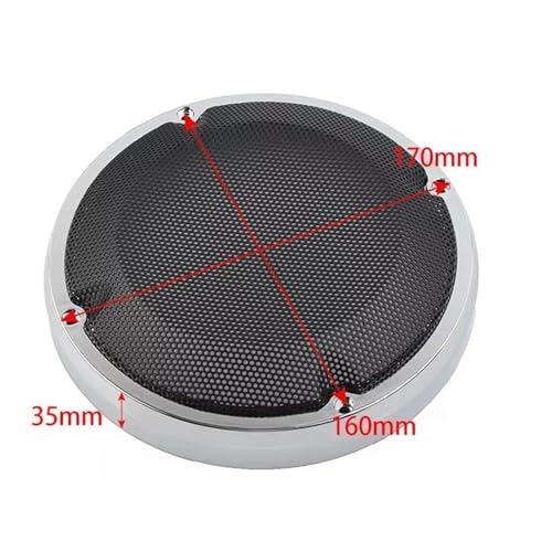 Saddlebag Lid Speaker Grill Cover - 2
