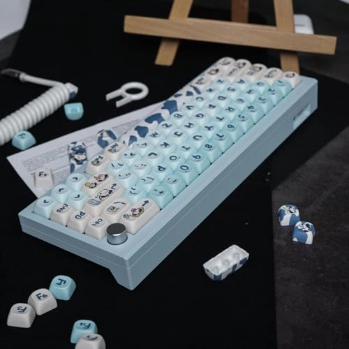 PBT Milk Cow Keycaps Set - MOA Profile Wireless