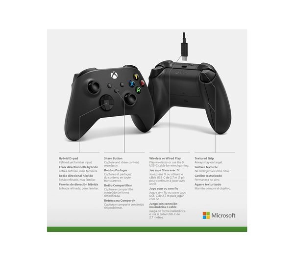 Xbox Wireless Controller - Wired Xbox Series X