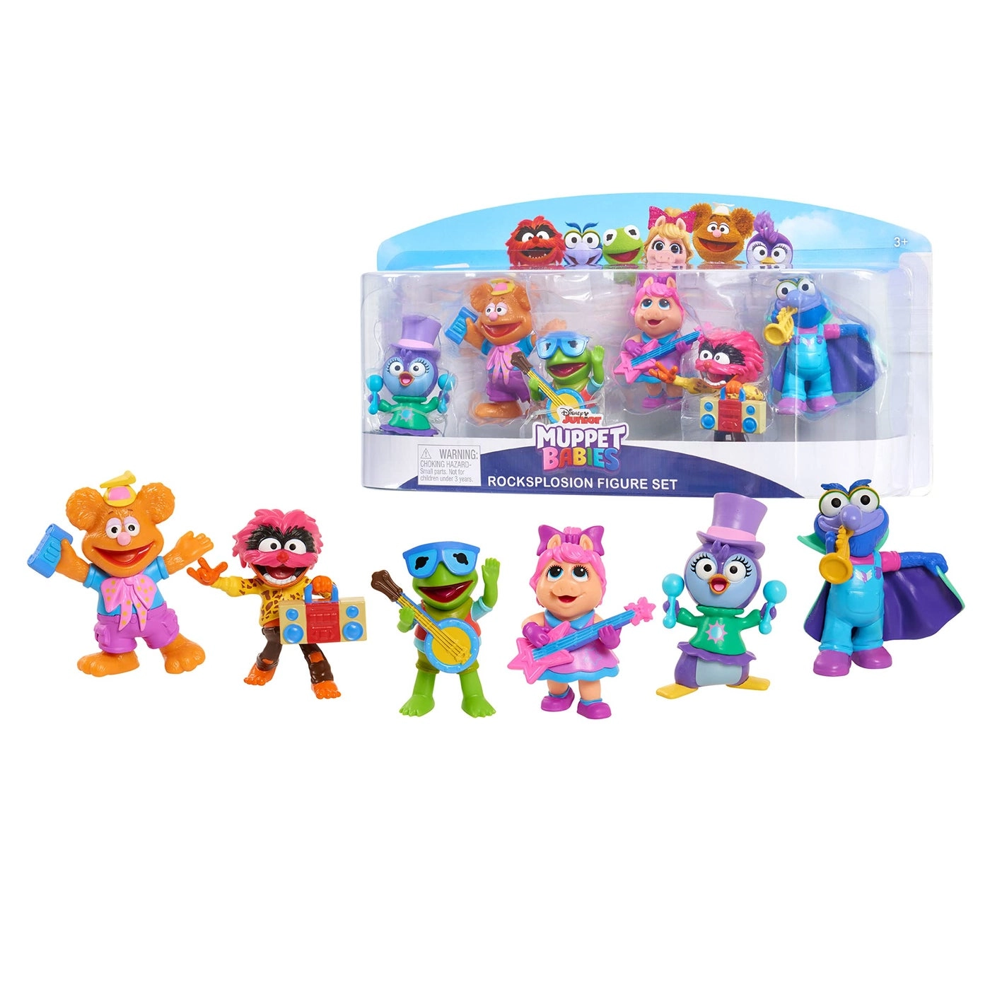 Just Play Disney Junior - Muppet Babies Rocksplosion Figure Set 6 pcs
