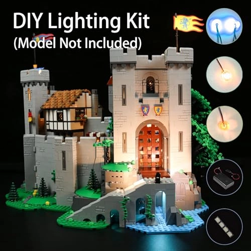Lighting Kit for LEGO 10305 Lion Knights' Castle - ABS 5V
