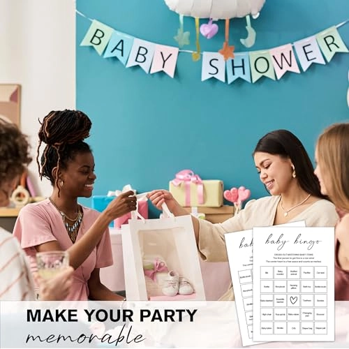 Baby Shower Bingo Cards - 16 years and up 25