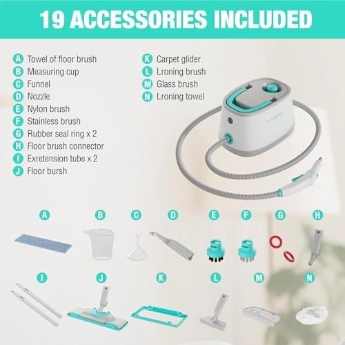 Dampfreiniger 2000W - 4 bar 1.5 L