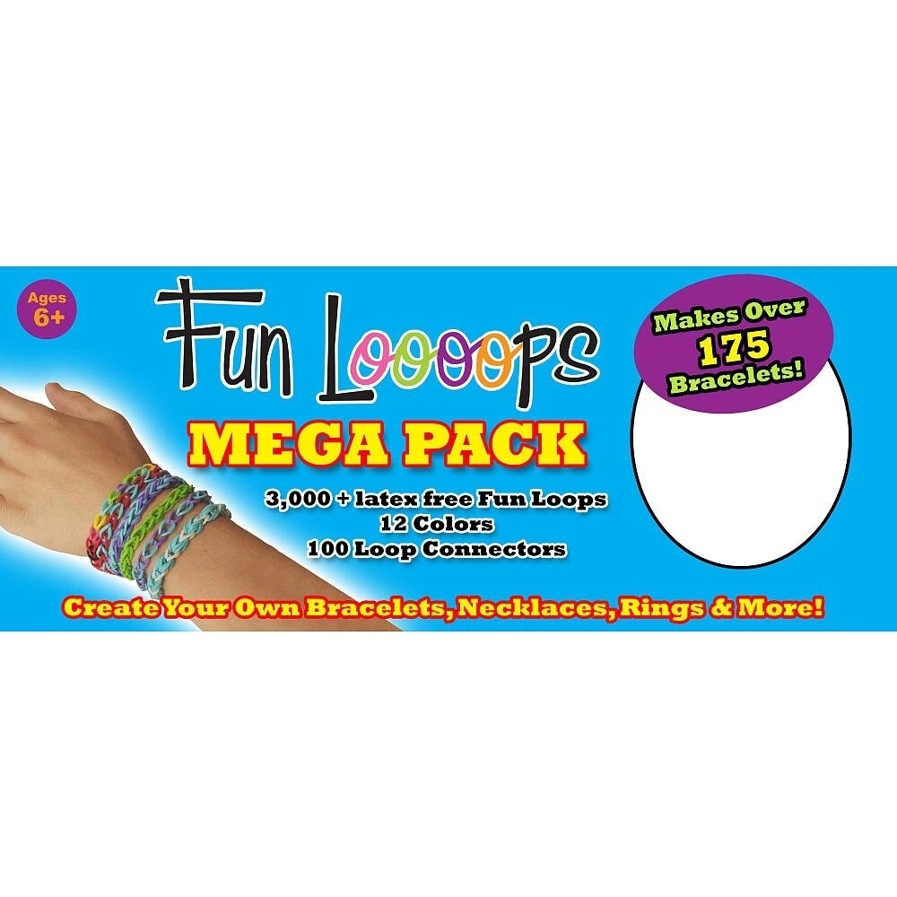JFL - Jewellery for Less Fun Loooops Mega Pack - make over 175 bracelets
