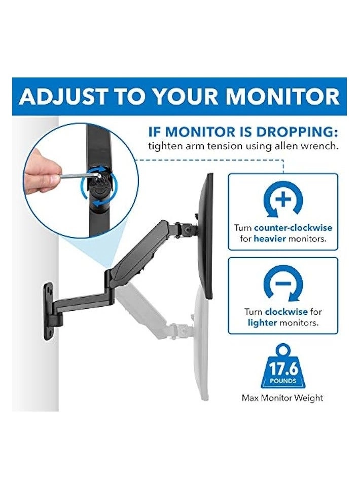 Dual Monitor Wall Mount Bracket - 32" 75x75mm 100x100mm