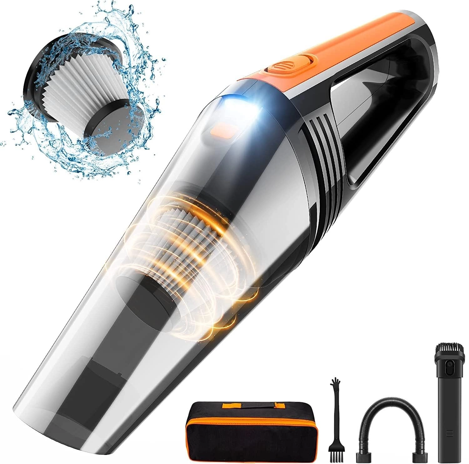 Handheld Car Vacuum Cleaner - 4000mAh