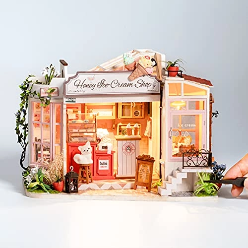 DIY Miniature Dollhouse Kit - Ice Cream Store 124 scale