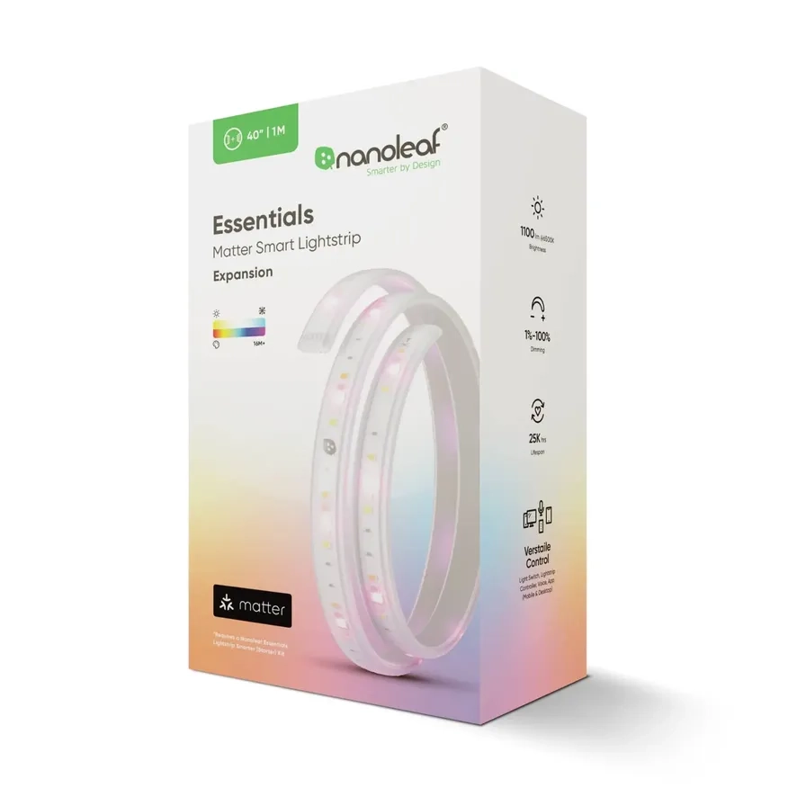 Essentials Smart LED Lightstrip Expansion Pack - 1 m