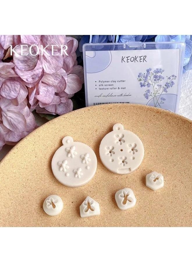 Flower Polymer Clay Molds - Daisy Miniature Jewelry Making