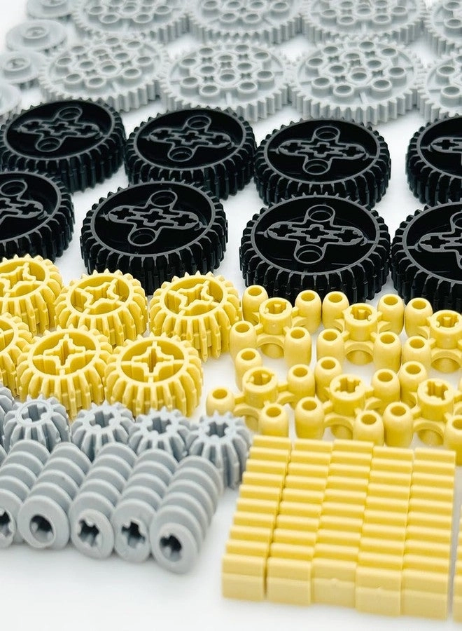 Technical Parts Wheels Gears - Building Blocks Accessories