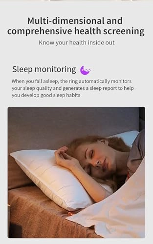 IP68 Smart Ring - Heart Rate Blood Pressure Sleep