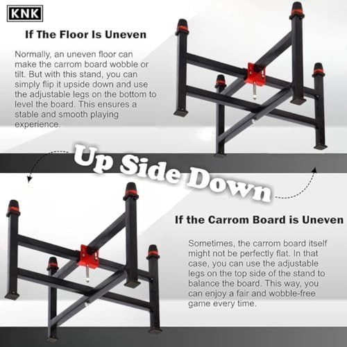 Four Fold Carrom Stand - Adjustable Portable