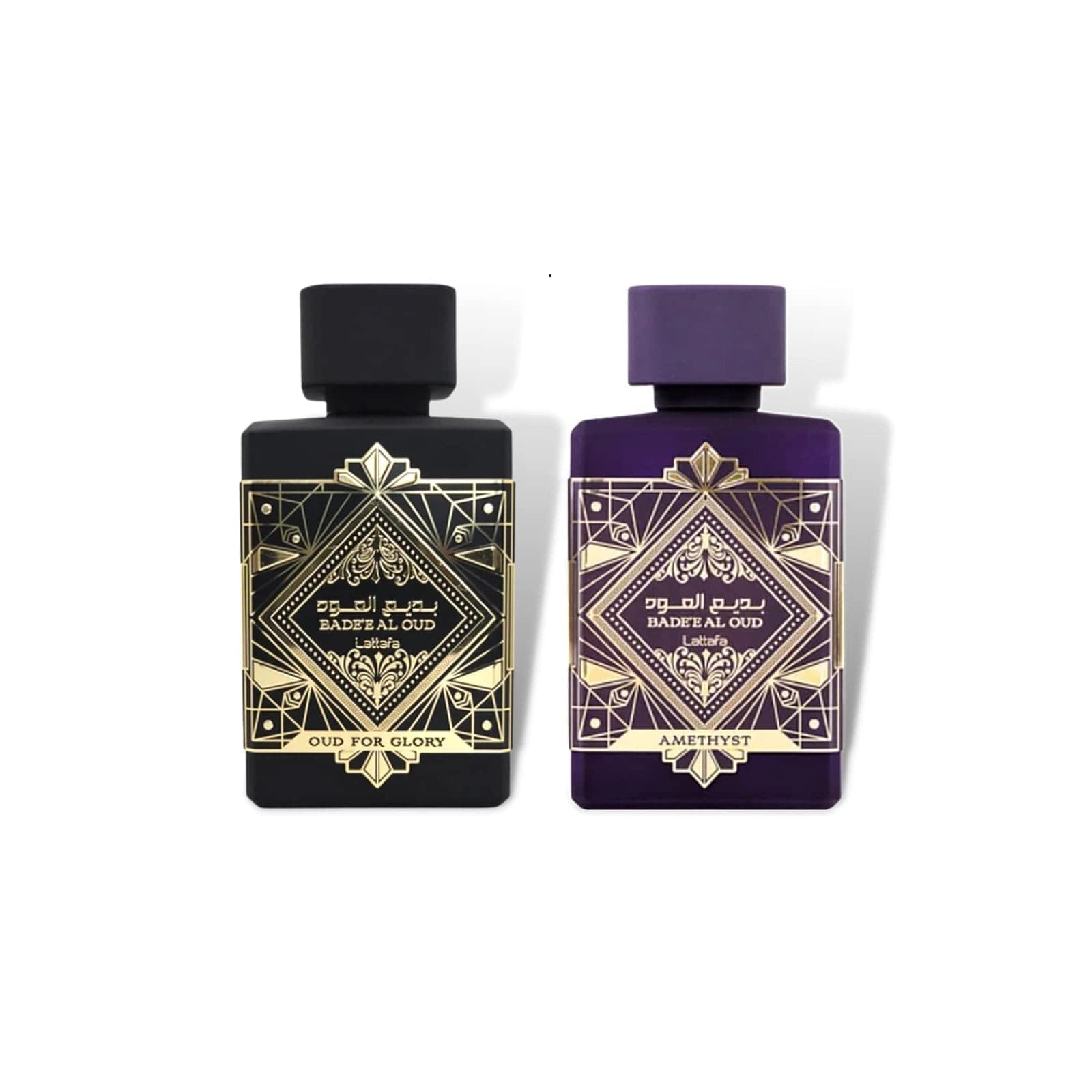 Lattafa Amethyst - Eau De Parfum 3.4 Oz + Oud for Glory - Eau De Parfum 3.4 Oz