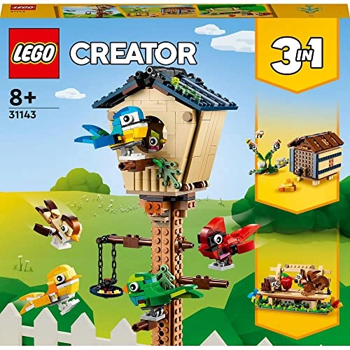 Creator 3 in 1 Birdhouse (31143) - Birds to Hedgehog to Beehive Set