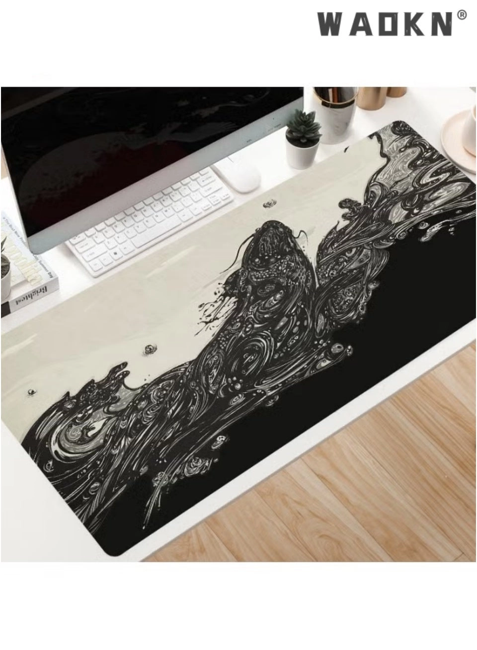 L Leather Gaming Mouse Pad