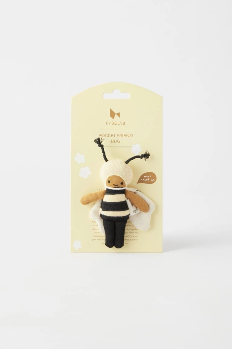 Bee Pocket Friend 13 cm Plush