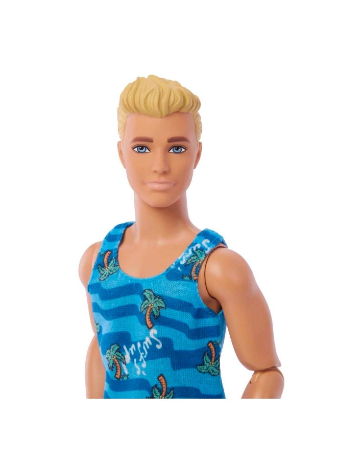 Ken Doll - Poseable Blonde Surfboard