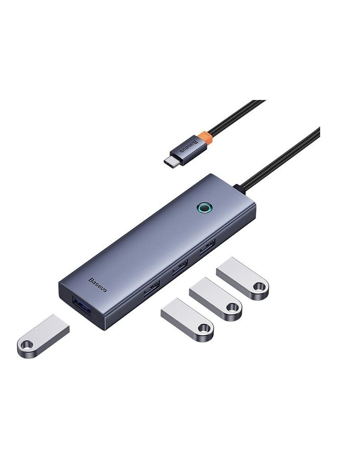 Baseus Flite Series - 4 Ports USB 3.0 Space Grey