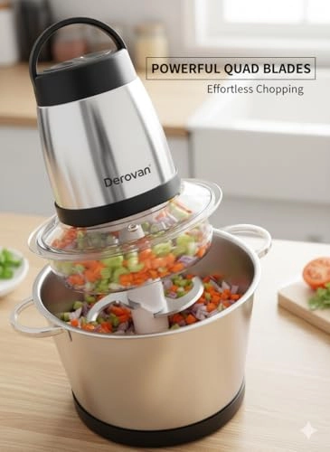 Food Chopper & Meat Mincer - 2L Electric