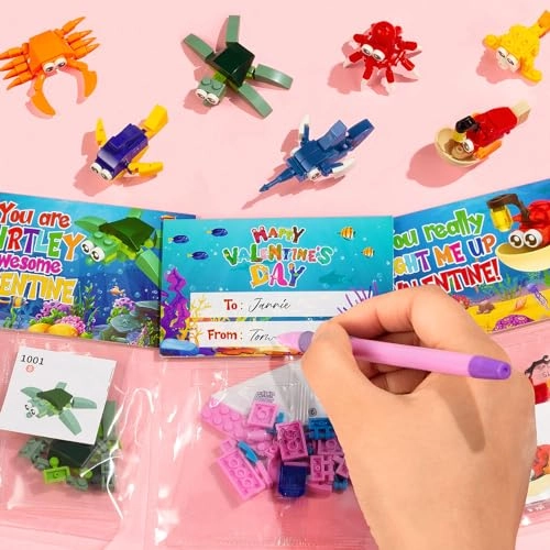 Marine Animal Building Blocks - 24pcs