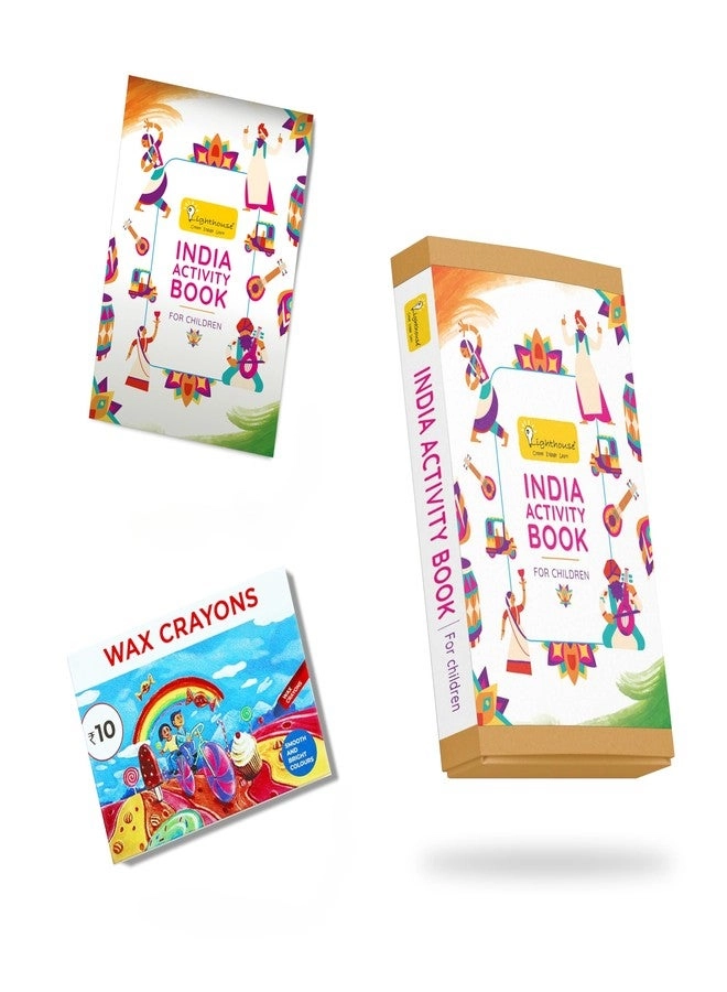 Lighthouse Children's Activity Book - Crayons India Theme