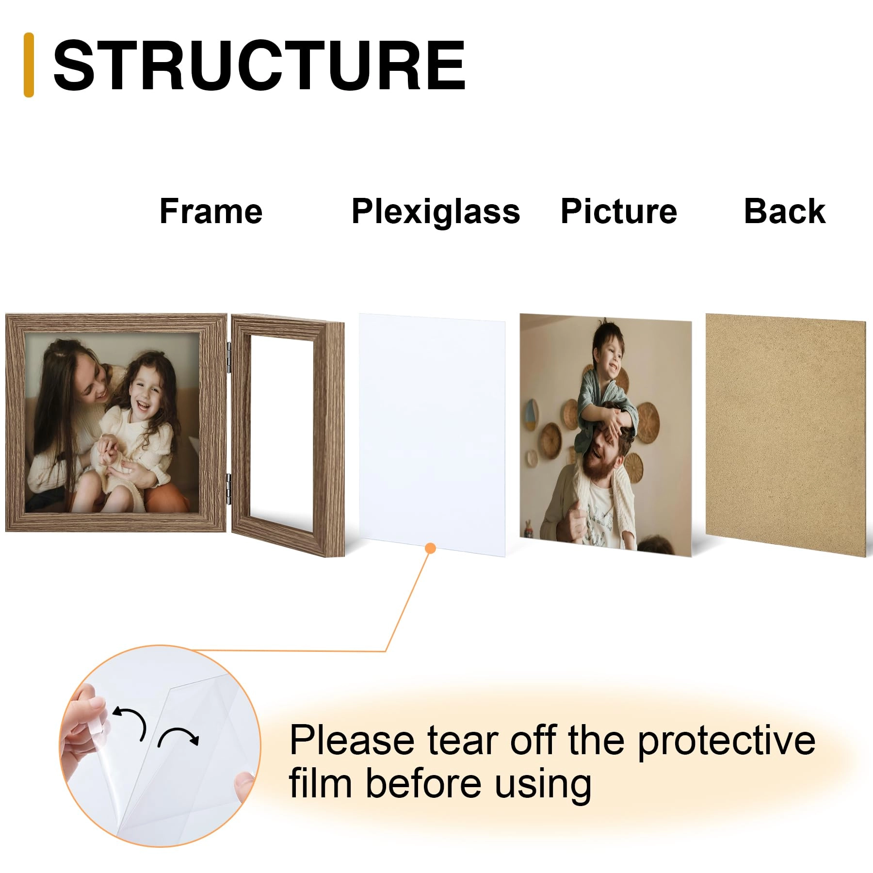 Double 6x4 Picture Frame