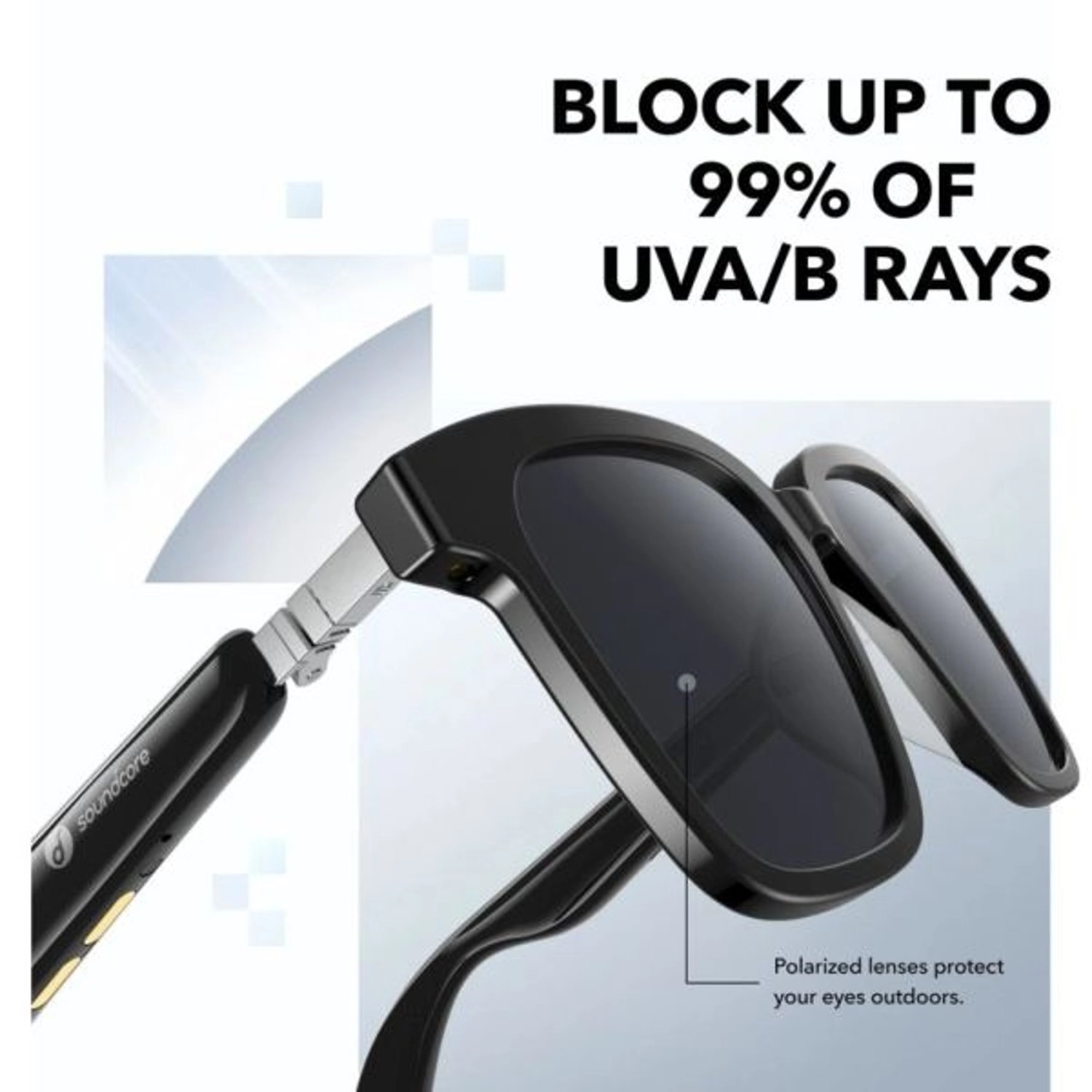 A3600012 - Audio Sunglasses Black Wireless 5.5 hour