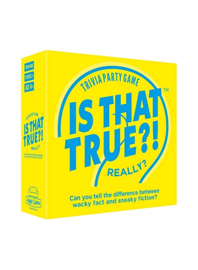 Hygge Games is That True?!: Can You Tell The Difference Between Wacky fact and Sneaky Fiction? - Party Game