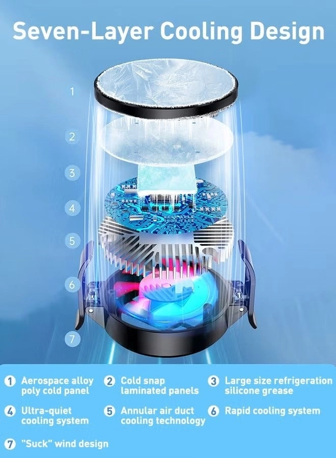 Phone Cooler - Gaming Fan with RGB