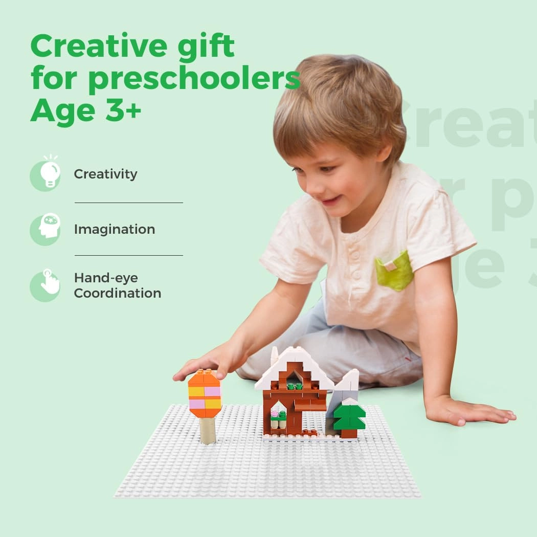 Classic Building Baseplate - 8 pcs