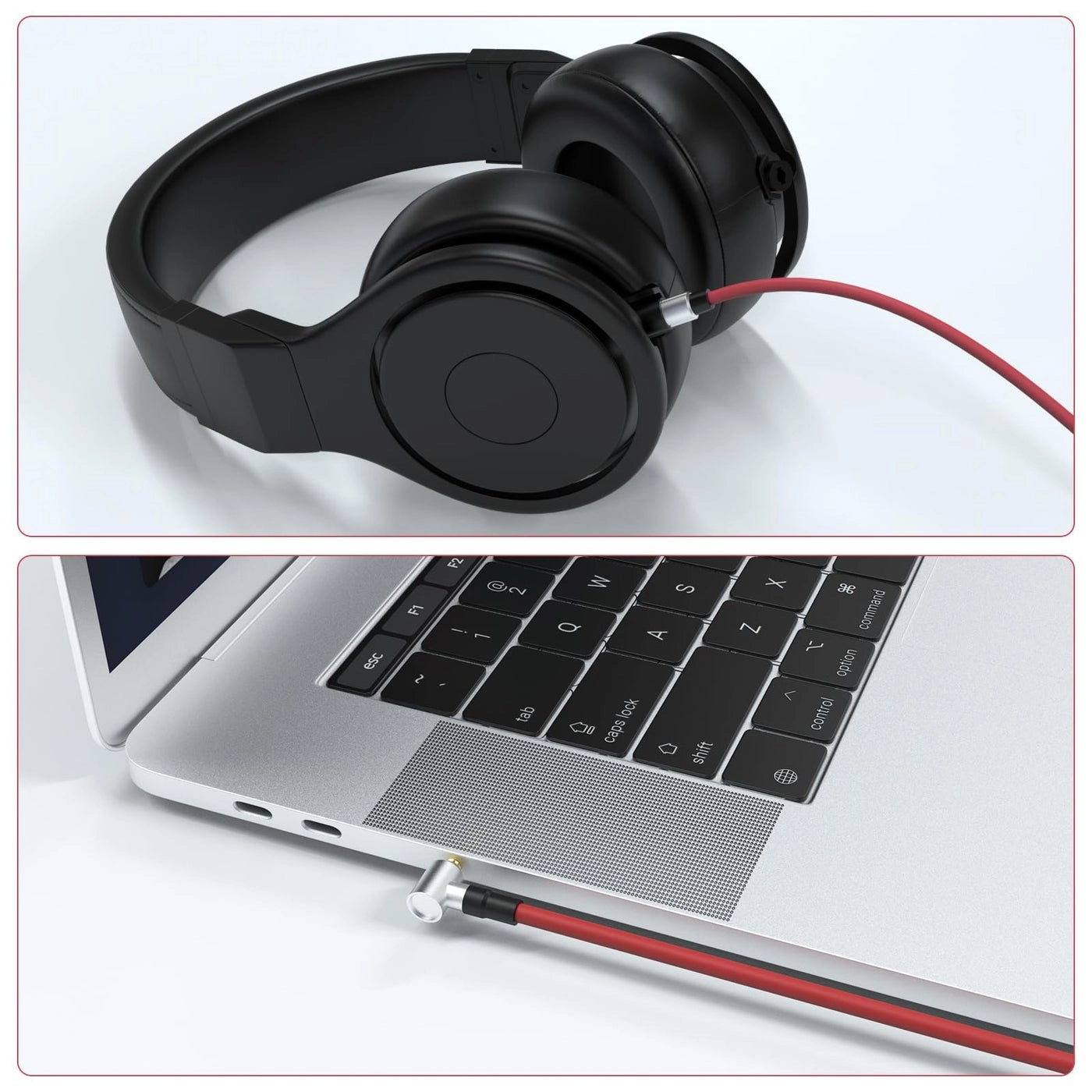 Auxiliary Extension Cable for Beats by Dr Dre Solo Studio Pro Detox Edition Headphones