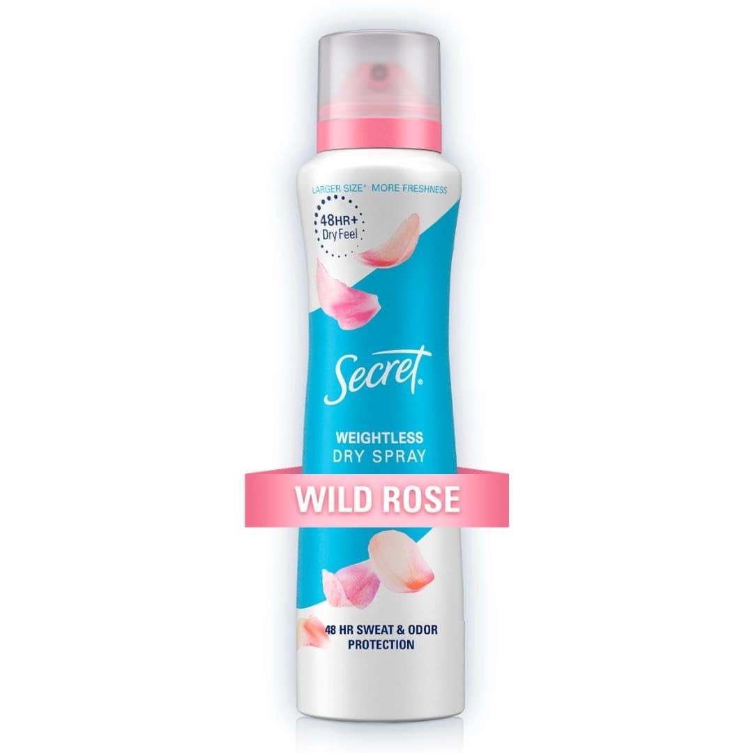 Secret Dry Spray Antiperspirant Deodorant - Vanilla & Argan Oil 4.1 oz