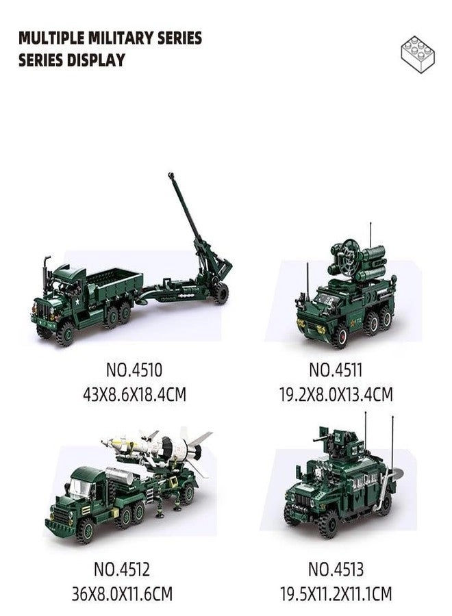 Anti-Aircraft Missile Military Vehicle - 493 pcs