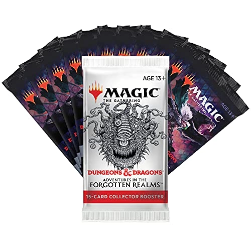 Adventures in The Forgotten Realms - 10 Draft Boosters 1 Collector Booster Gift Bundle