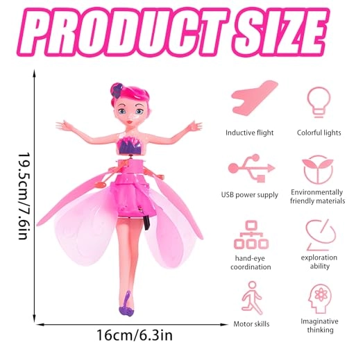 Flying Fairy - Suitable for Girls Aged 3-5 Years