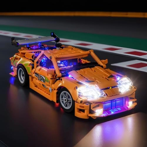 LED Light Set Compatible with LEGO 42204 Fast and Furious Toyota Supra MK4 - Copper Line