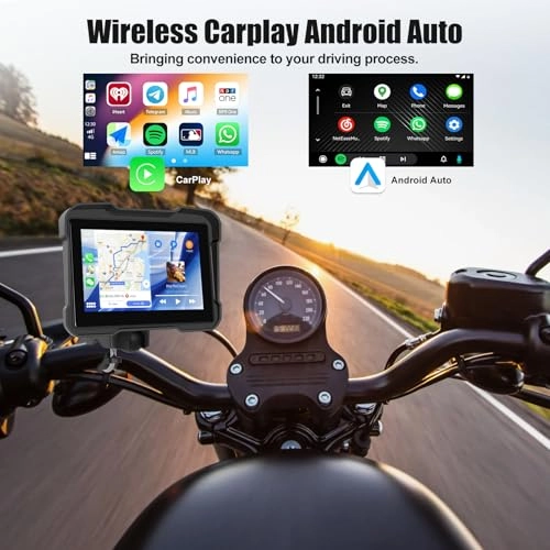 Motorcycle GPS Navigation System - 5 inch