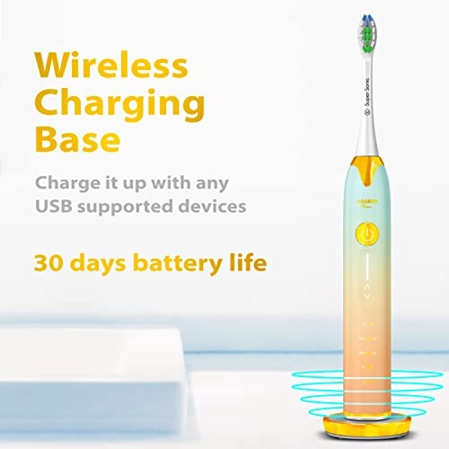 WT8800 - Pressure Sensor 5 Brushing Modes 8 DuPont Brush Heads