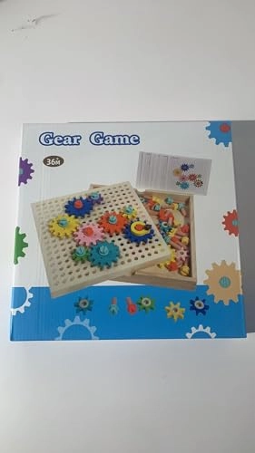 Wooden Gears Game - 36 months - 3 years