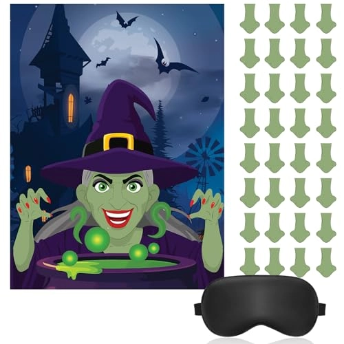 Party Propz Witch Paper Poster - 34 Pcs Halloween