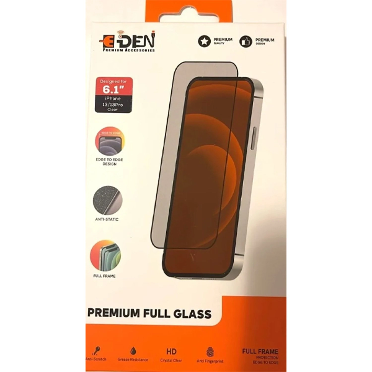 Eden Clear Screen Protector for iPhone 13 Pro/13