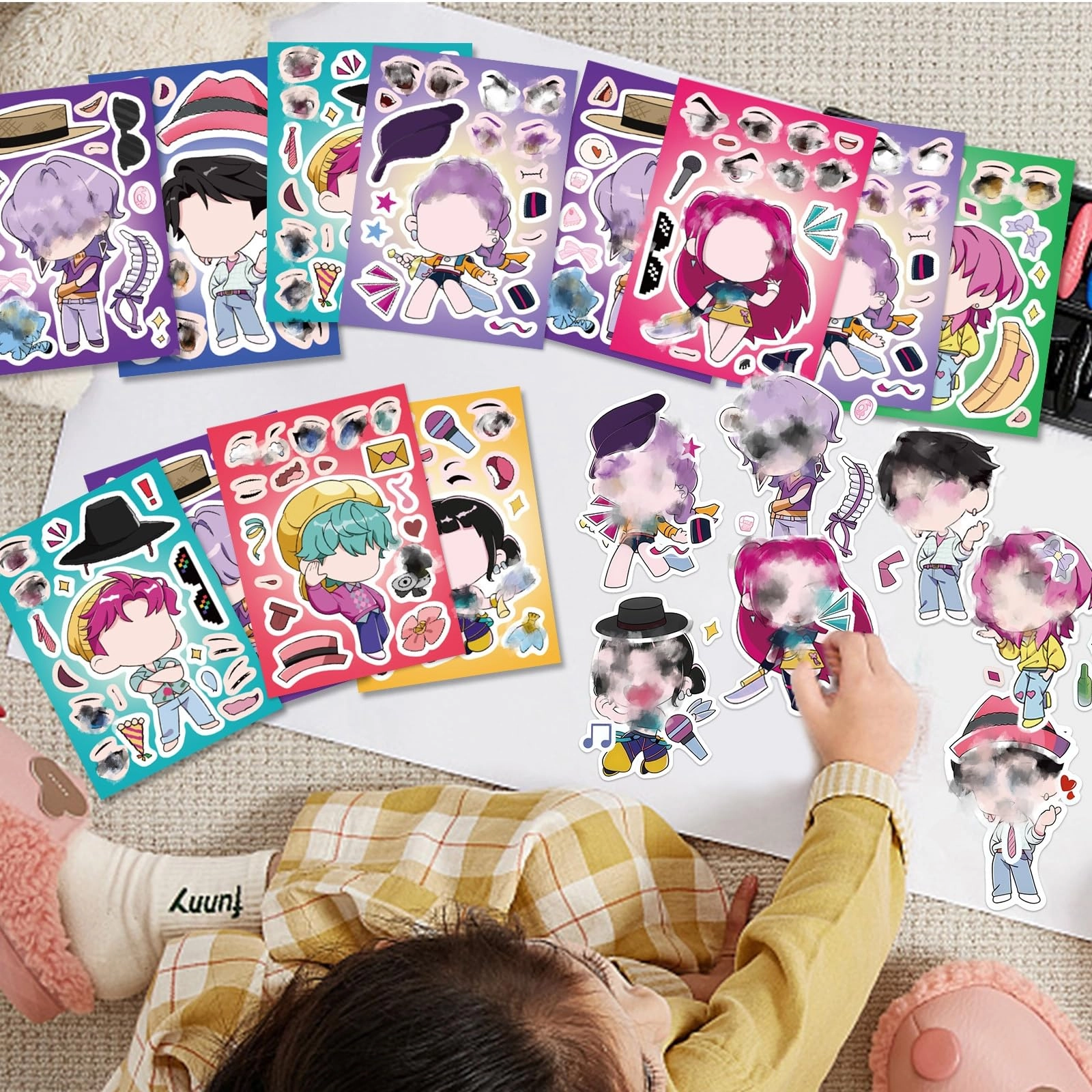 Kpop Stickers - 16 Sheets