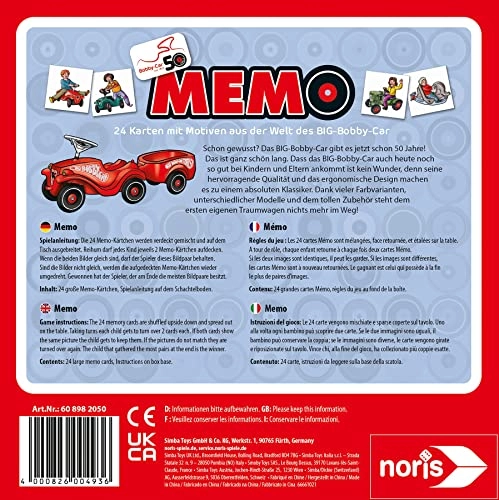 Big Bobby Car Memo - 3 years and up