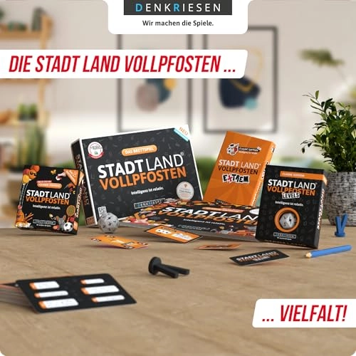 Stadt Land VOLLPFOSTEN: Eintracht Frankfurt Edition - Card Game (German)