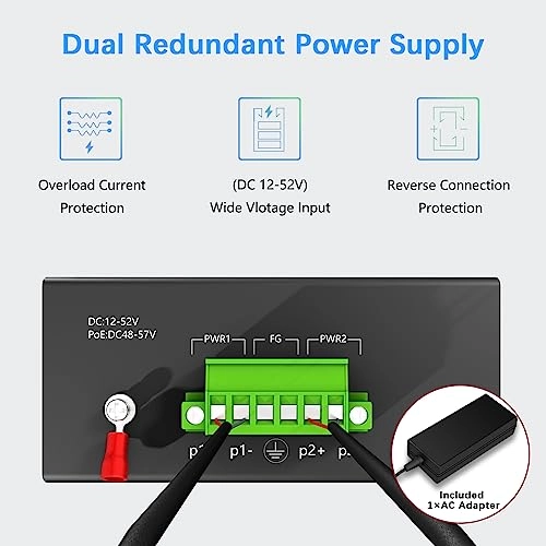 8 Port PoE Gigabit Switch 8-Ports