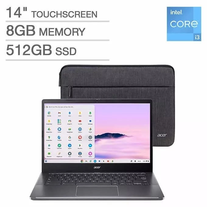 Chromebook Plus 514 CB514 - 14'' Core i3-N305 8GB DDR5 128GB SSD