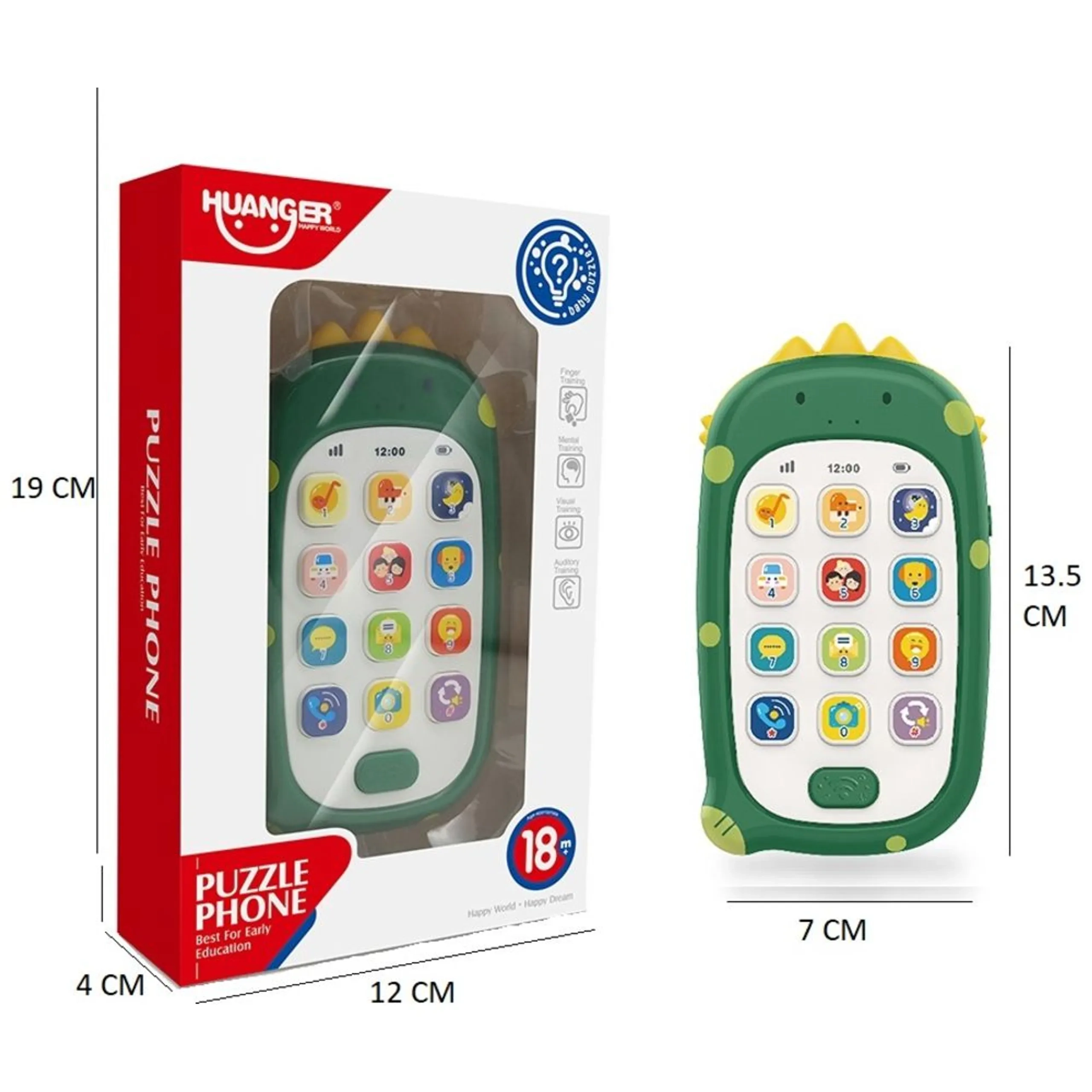 Huanger Dinosaur Musical Toy - 18 months+